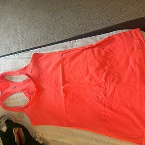 Lululemon Neon Orange Tank Top